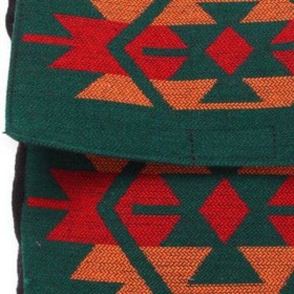 Flap Top Shoulder Bag - Southwest Style - Ethnic Inspired Design - Lightweight - Picture 4 of 9